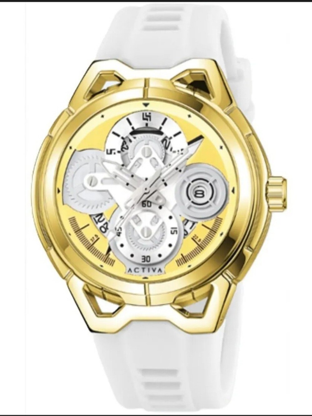 Invicta Gold and White Men's Watch